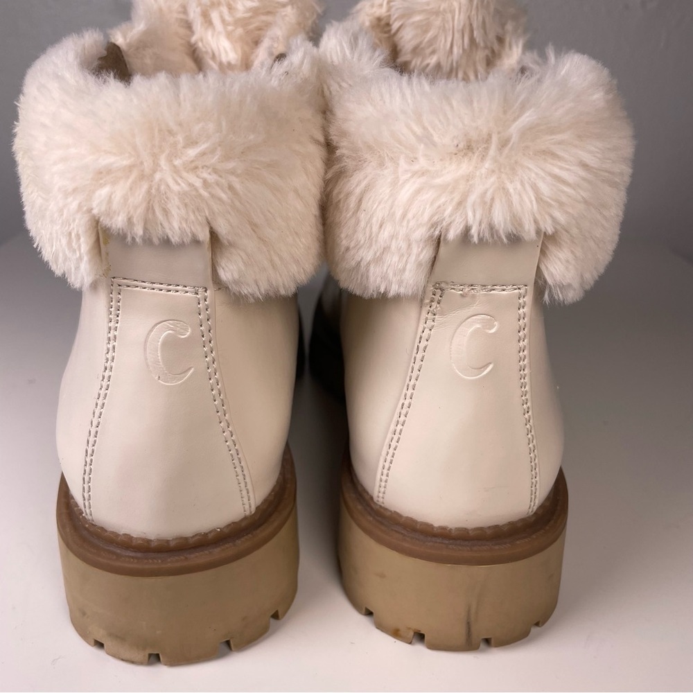 Sam Edelman Circus Kilbourn Vegan Boots women's sz 9 in Modern Ivory - Picture 9 of 16
